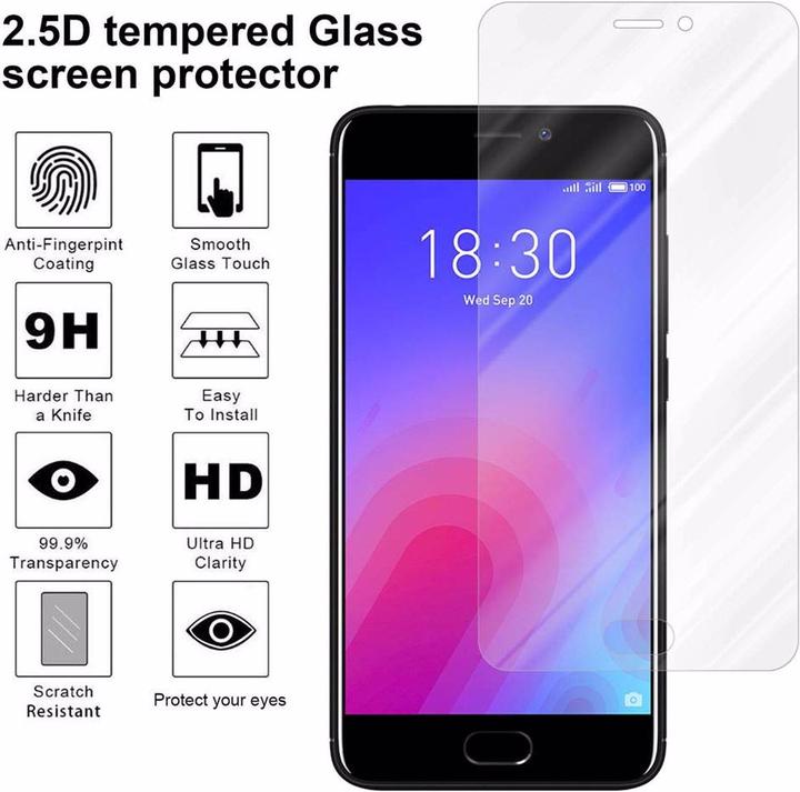 Productafbeelding Cadorabo Glas ter bescherming van het scherm (1 Stuk, Meizu M6)