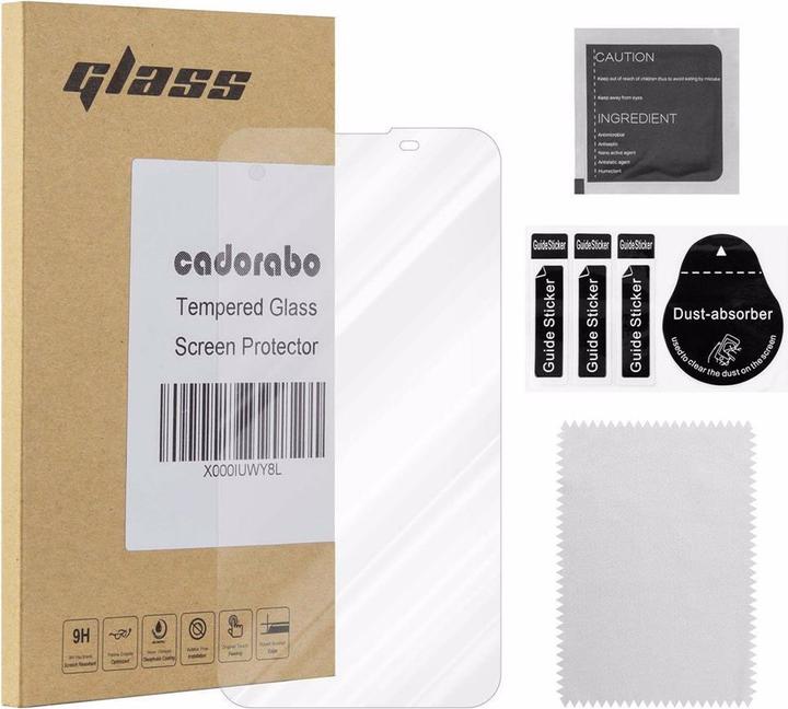 Actual product image Cadorabo display protection glass (1 Piece, LG X Screen)