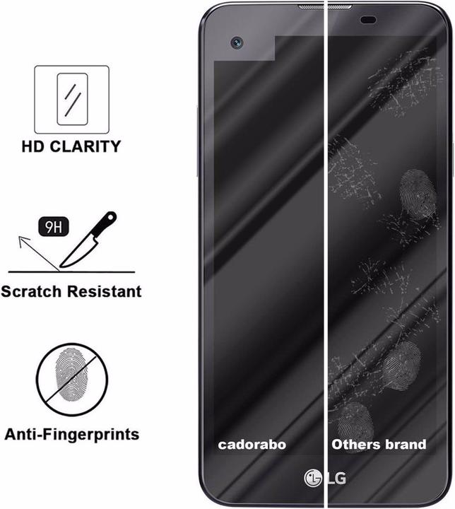 Actual product image Cadorabo display protection glass (1 Piece, LG X Screen)