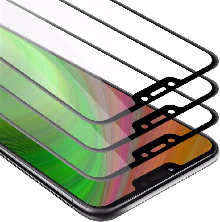 Actual product image Cadorabo Full screen display protection glass (3 Piece, Motorola Moto G7 Power)