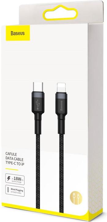 Image du produit Baseus USB C - Foudre (1 m, USB 3.2 Gen 1)