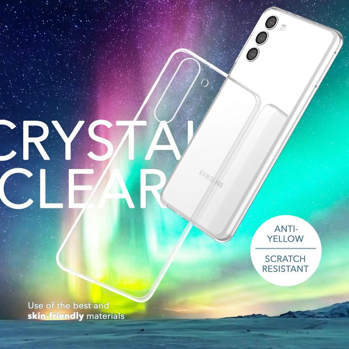 Produktbild Nalia Klare Silikon Hülle mit 2x Display- & Kameraschutz (Samsung Galaxy S23)