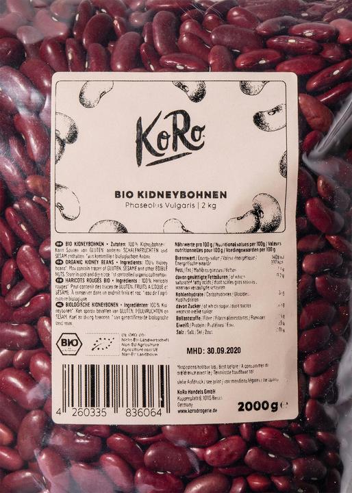 Image du produit KoRo Haricots rouges séchés bio (2000 g)