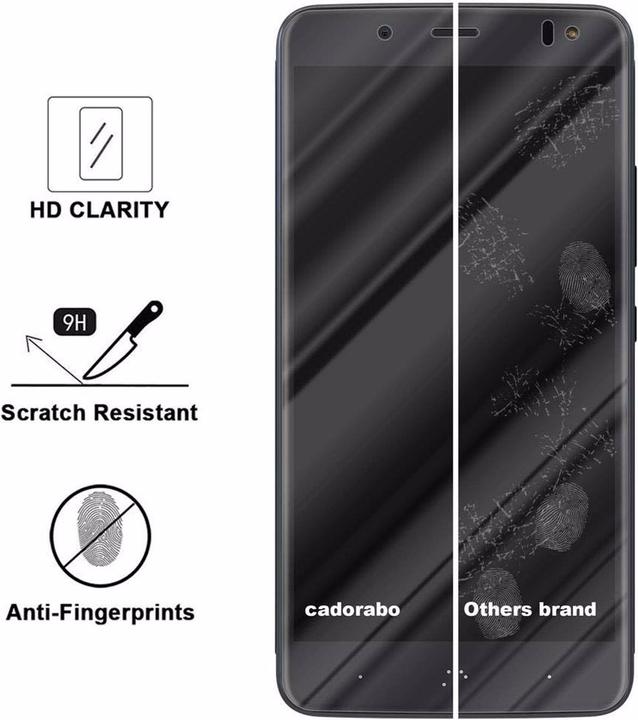 Actual product image Cadorabo display protection glass (1 Piece, BQ Aquaris V, BQ Aquaris VS Plus)