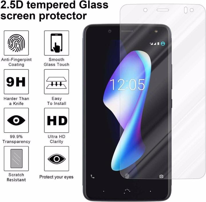 Actual product image Cadorabo display protection glass (1 Piece, BQ Aquaris V, BQ Aquaris VS Plus)