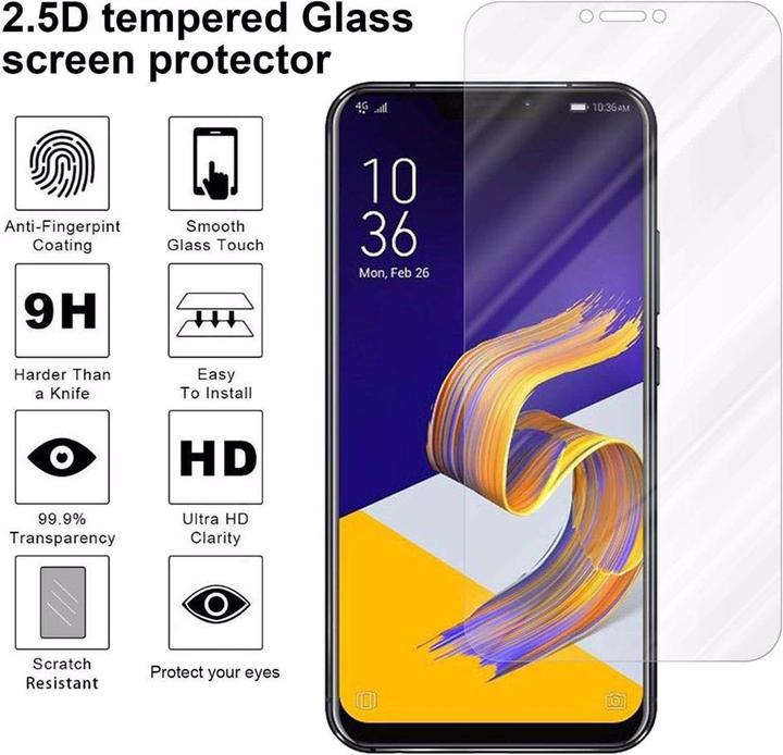 Actual product image Cadorabo display protection glass (1 Piece, Asus Zenfone 5Z)