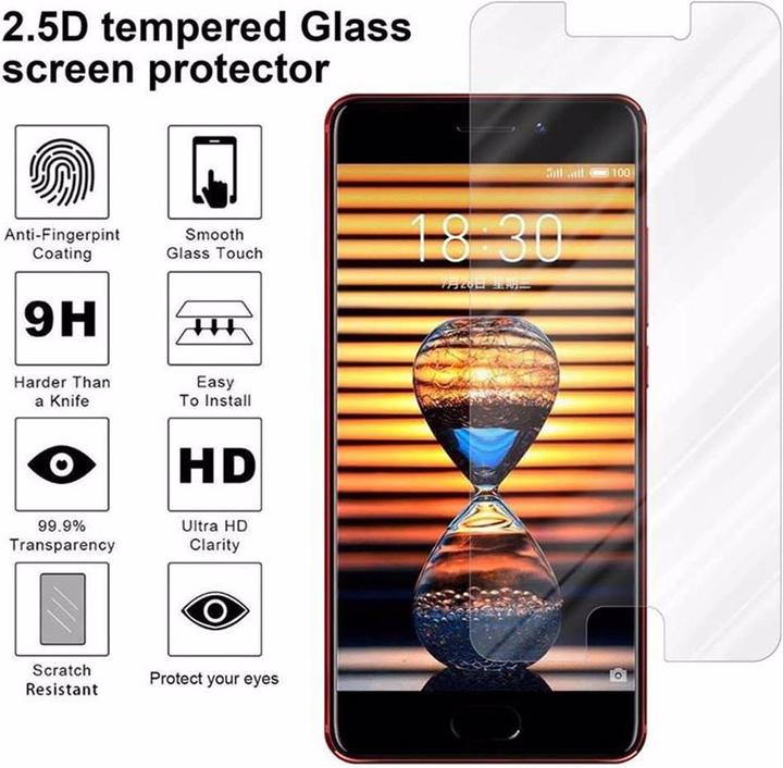 Actual product image Cadorabo display protection glass (1 Piece, Meizu Pro 7)
