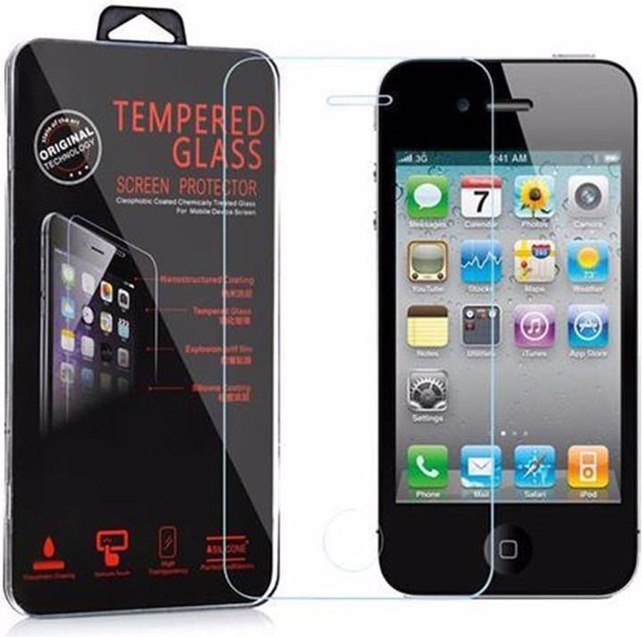 Actual product image Cadorabo display protection glass (1 Piece, Apple iPhone 4, G4s)