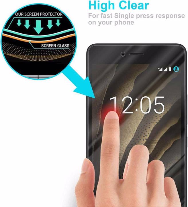 Produktbild Cadorabo Displayschutzglas (1 Stück, BQ Aquaris U, BQ Aquaris U Lite)