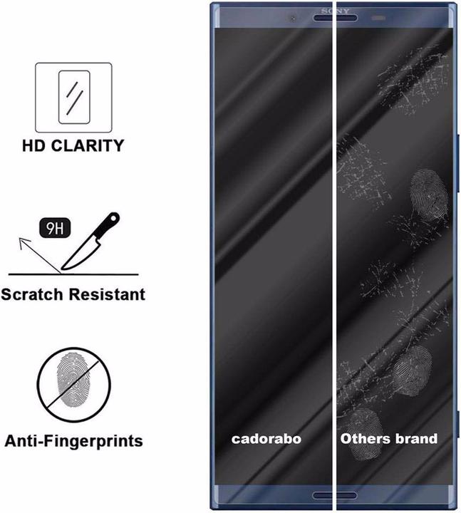 Actual product image Cadorabo display protection glass (1 Piece, Sony Xperia XZ Pro)
