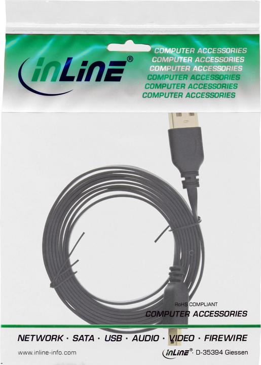 Actual product image InLine Mini USB 2.0 Cable USB-A to Mini-B (5 m, USB 2.0)