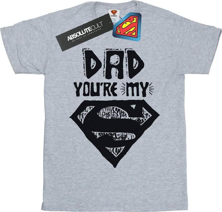 Actual product image Mens Superman Super Dad T-Shirt (XXL)