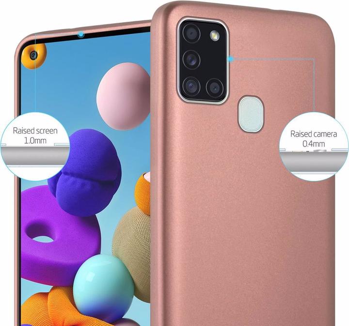 Actual product image Cadorabo TPU Matt Metallic Cover (Samsung Galaxy A21s)