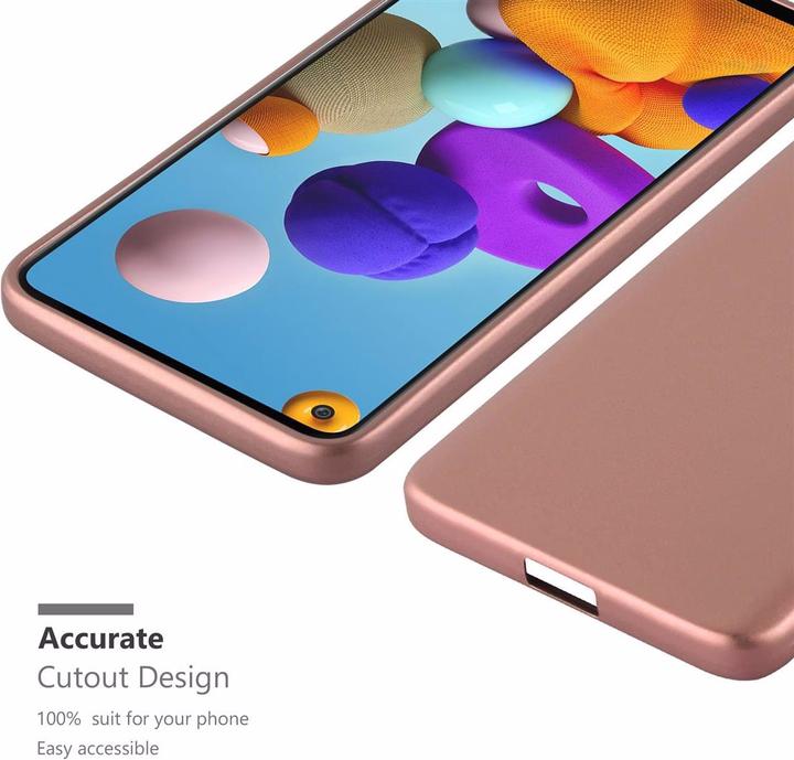 Actual product image Cadorabo TPU Matt Metallic Cover (Samsung Galaxy A21s)