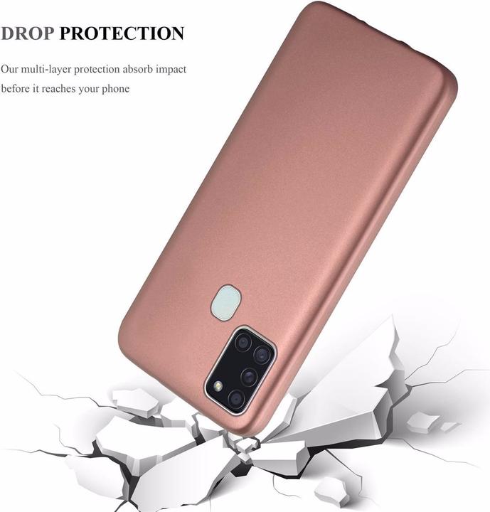 Actual product image Cadorabo TPU Matt Metallic Cover (Samsung Galaxy A21s)