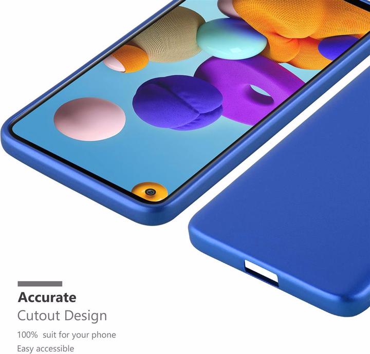 Actual product image Cadorabo TPU Matt Metallic Cover (Samsung Galaxy A21s)