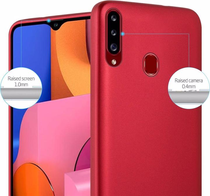 Image du produit Cadorabo Couverture métallique mate TPU (Samsung Galaxy A20s)