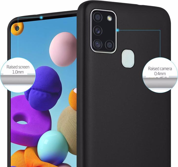 Productafbeelding Cadorabo TPU Matte Metallic hoes (Samsung Galaxy A21)
