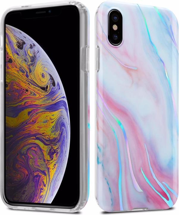 Image du produit Cadorabo Couverture IMD TPU Marbre coloré (Apple iPhone XS Max)