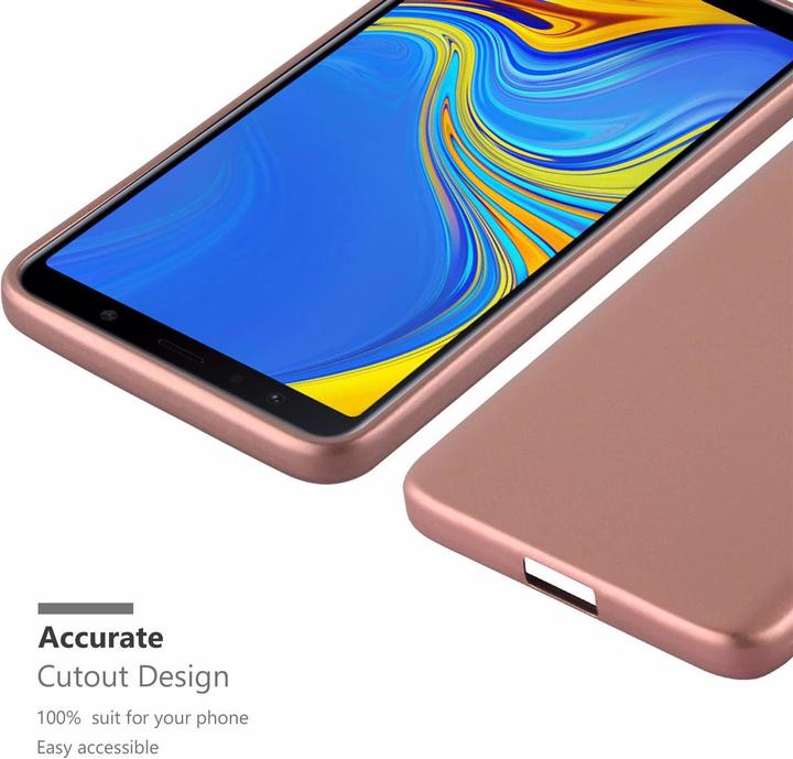 Image du produit Cadorabo Couverture métallique mate TPU (Samsung Galaxy A7 (2018))