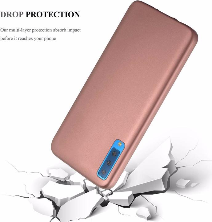 Image du produit Cadorabo Couverture métallique mate TPU (Samsung Galaxy A7 (2018))