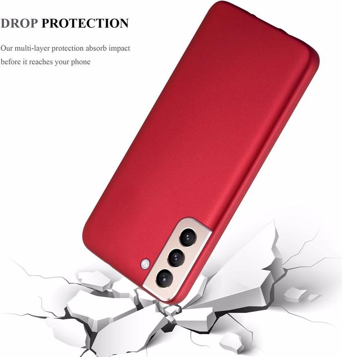 Actual product image Cadorabo TPU Matt Metallic Cover (Samsung Galaxy S21+)