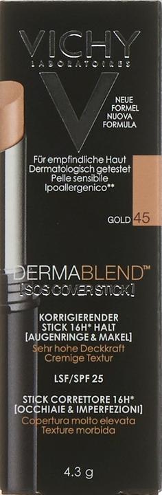 Produktbild Vichy Dermablend SOS Cover Stick (45 Gold)