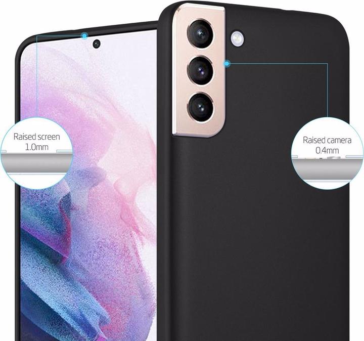 Actual product image Cadorabo TPU Matt Metallic Cover (Samsung Galaxy S21+)