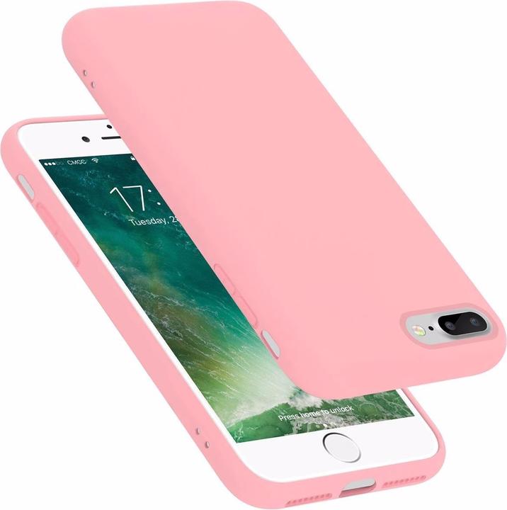 Immagine prodotto Cadorabo Copertura della cassa del silicone liquido TPU (Apple iPhone 7 Plus, Apple iPhone 7s Plus)