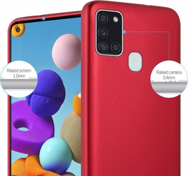 Actual product image Cadorabo TPU Matt Metallic Cover (Samsung Galaxy A21s)