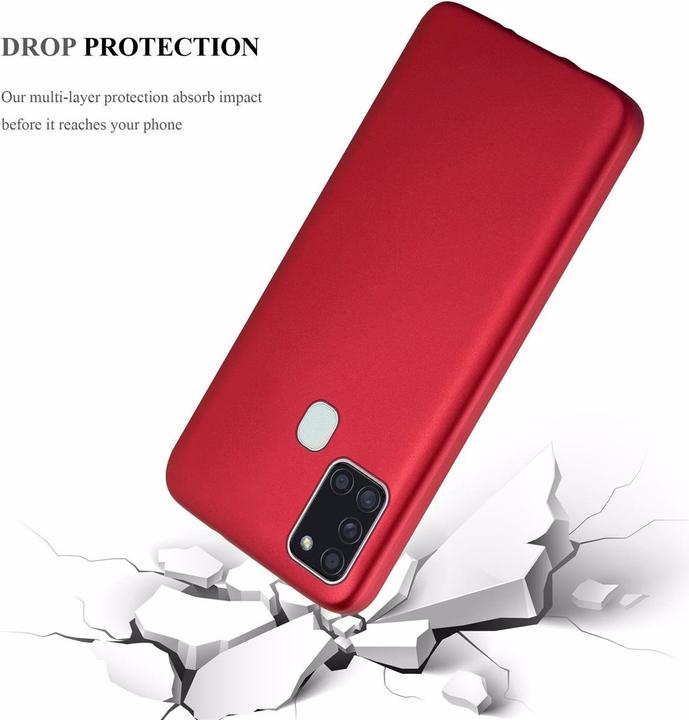 Actual product image Cadorabo TPU Matt Metallic Cover (Samsung Galaxy A21s)