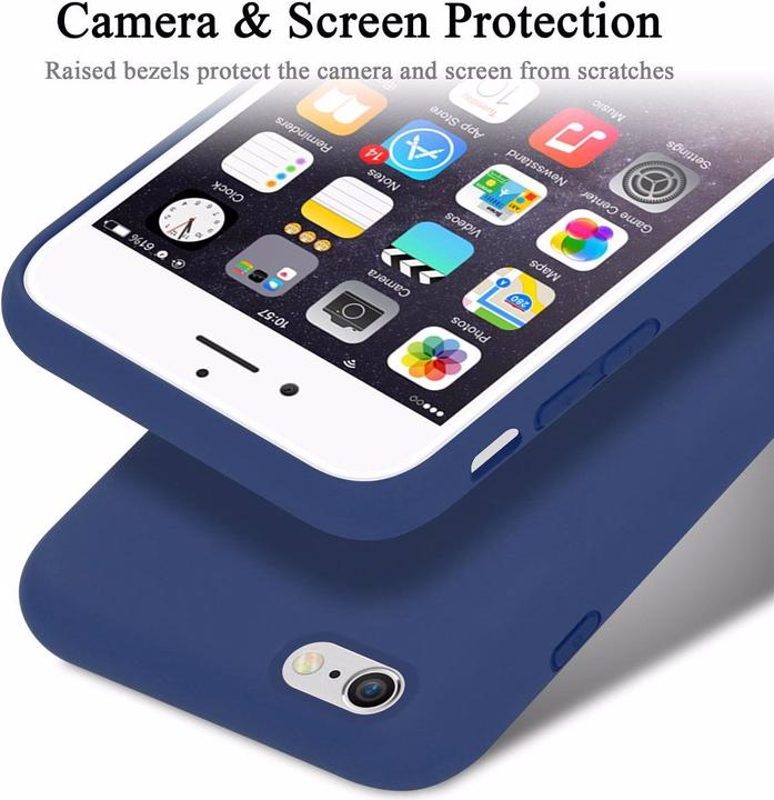 Actual product image Cadorabo TPU Liquid Silicone Case Cover (Apple iPhone 6 Plus)