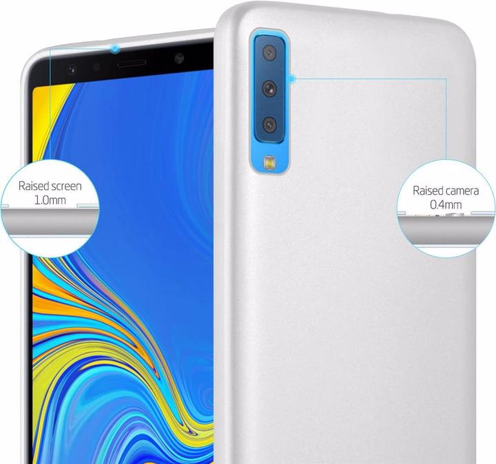 Actual product image Cadorabo TPU Matt Metallic Cover (Samsung Galaxy A7 (2018))