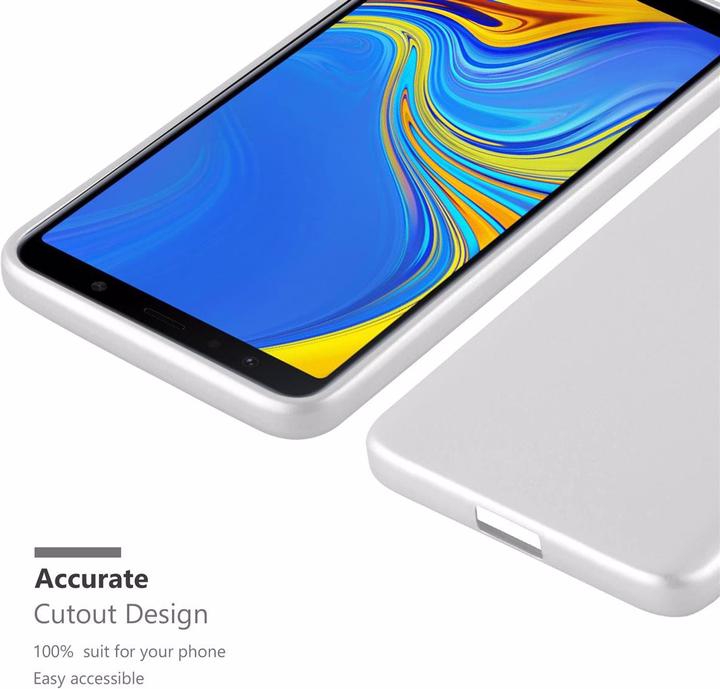 Actual product image Cadorabo TPU Matt Metallic Cover (Samsung Galaxy A7 (2018))