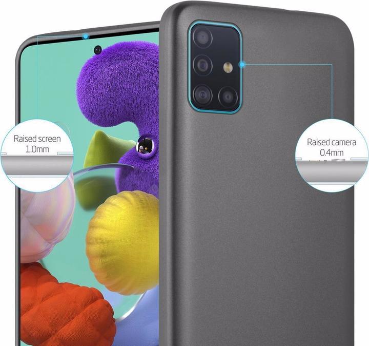 Actual product image Cadorabo TPU Matt Metallic Cover (Samsung Galaxy A71 5G)