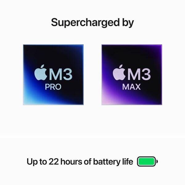 Produktbild Apple MacBook Pro - Late 2023 (16", M3 Pro, 18 GB, 1000 GB, CH)