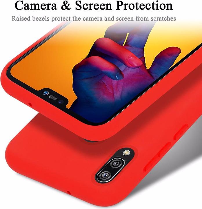 Immagine prodotto Cadorabo Copertura della cassa del silicone liquido TPU (Huawei P20 Lite)