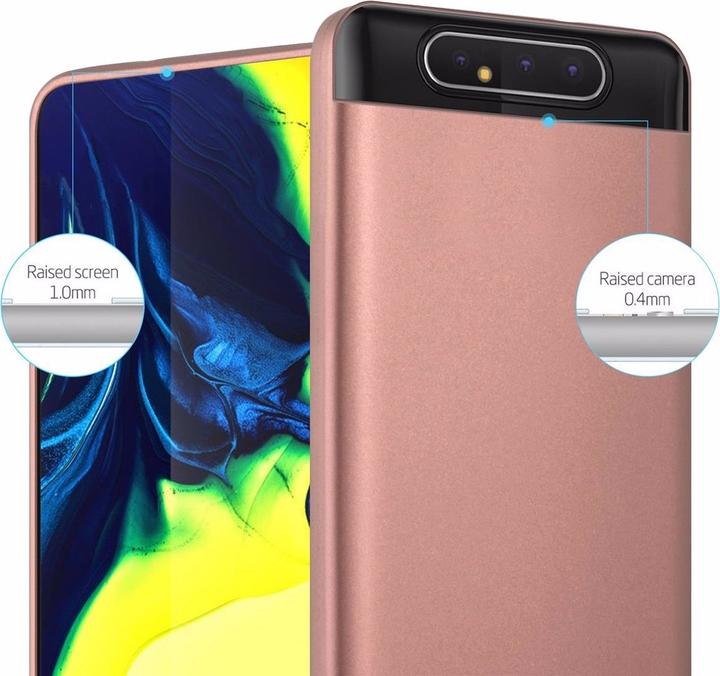 Image du produit Cadorabo Couverture métallique mate TPU (Samsung Galaxy A80)
