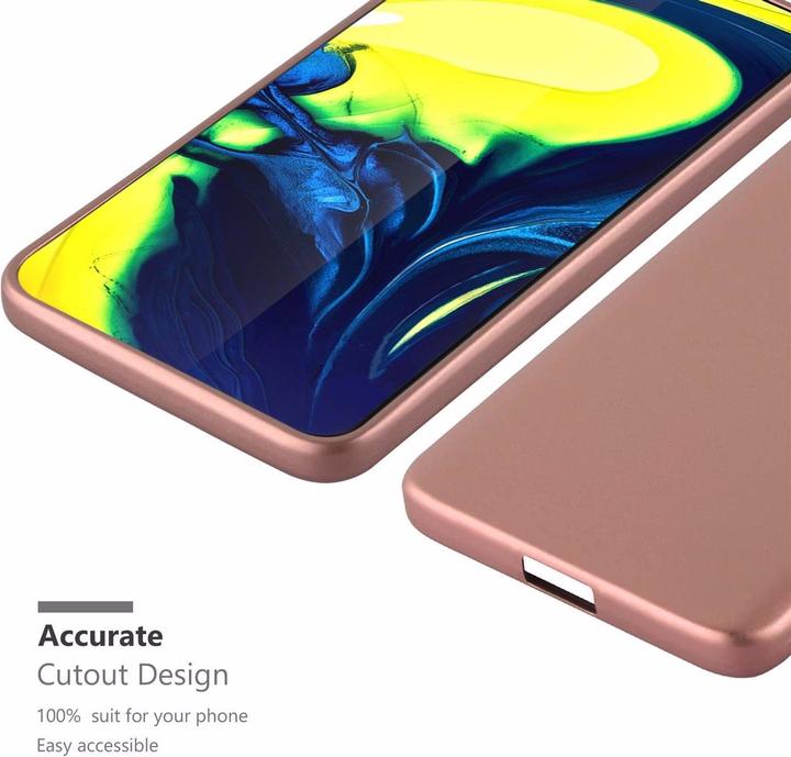 Image du produit Cadorabo Couverture métallique mate TPU (Samsung Galaxy A80)
