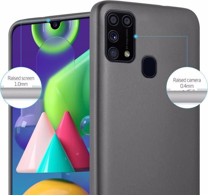 Image du produit Cadorabo Couverture métallique mate TPU (Samsung Galaxy M31)