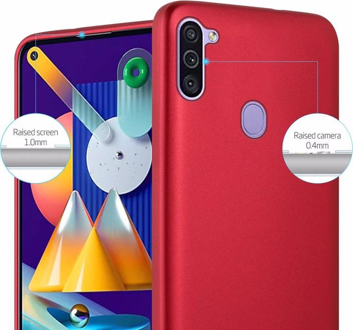 Productafbeelding Cadorabo TPU Matte Metallic hoes (Samsung Galaxy A11, Samsung Galaxy M11)