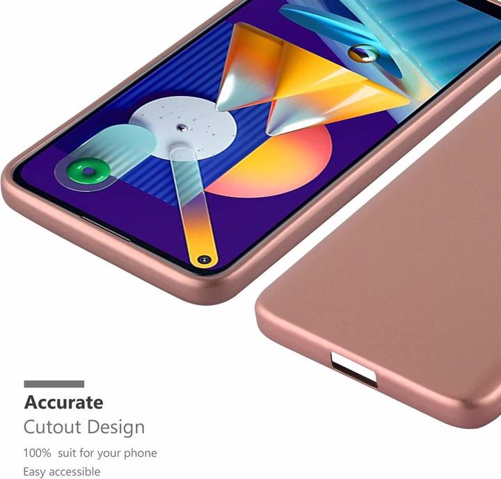 Actual product image Cadorabo TPU Matt Metallic Cover (Samsung Galaxy M11, Samsung Galaxy A11)