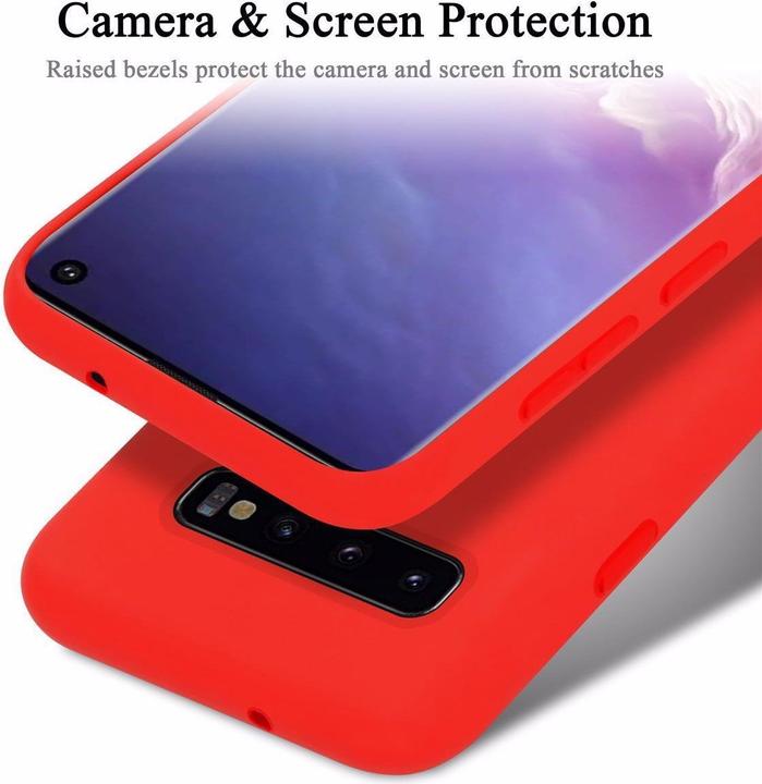 Immagine prodotto Cadorabo Copertura della cassa del silicone liquido TPU (Samsung Galaxy S10+)