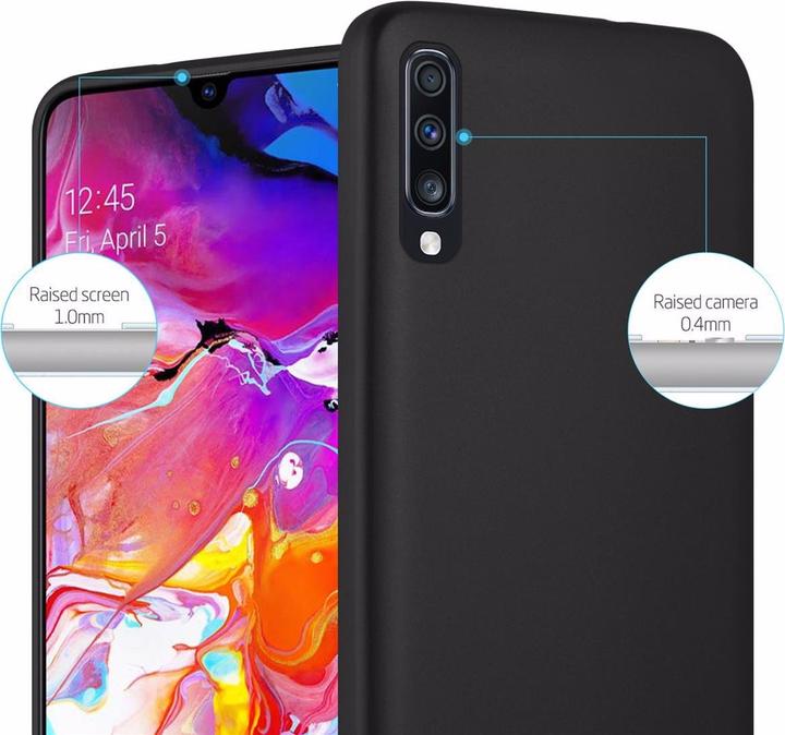 Actual product image Cadorabo TPU Matt Metallic Cover (Samsung Galaxy A70S, Samsung Galaxy A70)