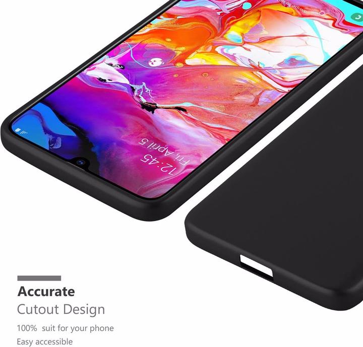 Actual product image Cadorabo TPU Matt Metallic Cover (Samsung Galaxy A70S, Samsung Galaxy A70)