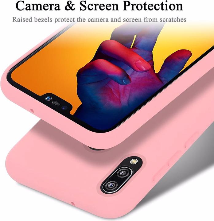 Immagine prodotto Cadorabo Copertura della cassa del silicone liquido TPU (Huawei P20 Lite)