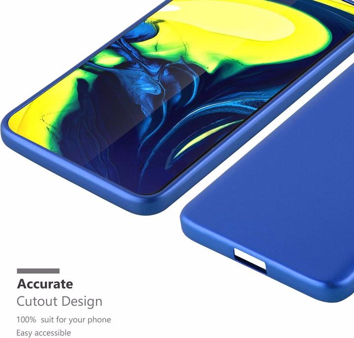 Productafbeelding Cadorabo TPU Matte Metallic hoes (Samsung Galaxy A80)