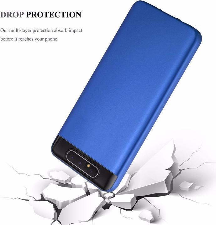 Productafbeelding Cadorabo TPU Matte Metallic hoes (Samsung Galaxy A80)
