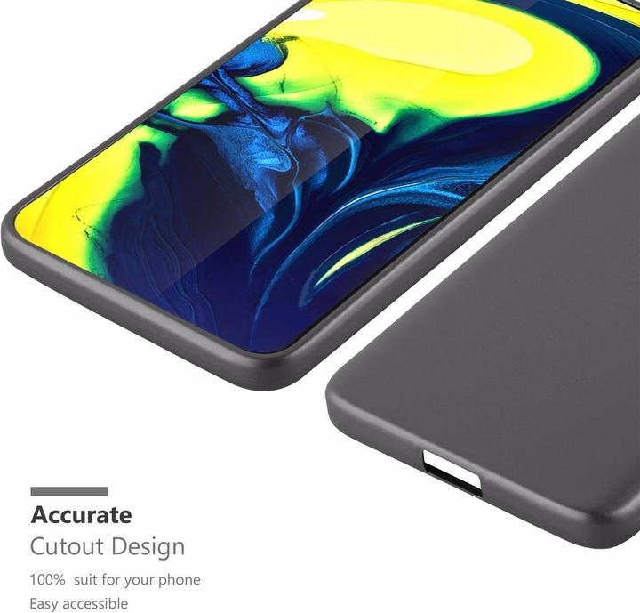 Productafbeelding Cadorabo TPU Matte Metallic hoes (Samsung Galaxy A80)