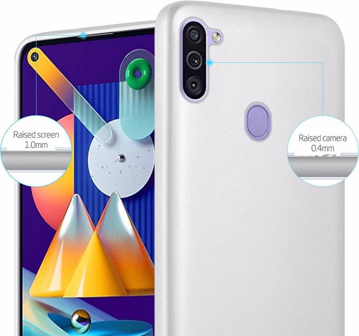 Productafbeelding Cadorabo TPU Matte Metallic hoes (Samsung Galaxy M11, Samsung Galaxy A11)
